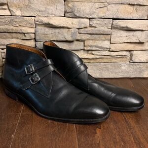 Massimo Matteo Mens Double Strap Dress Boot